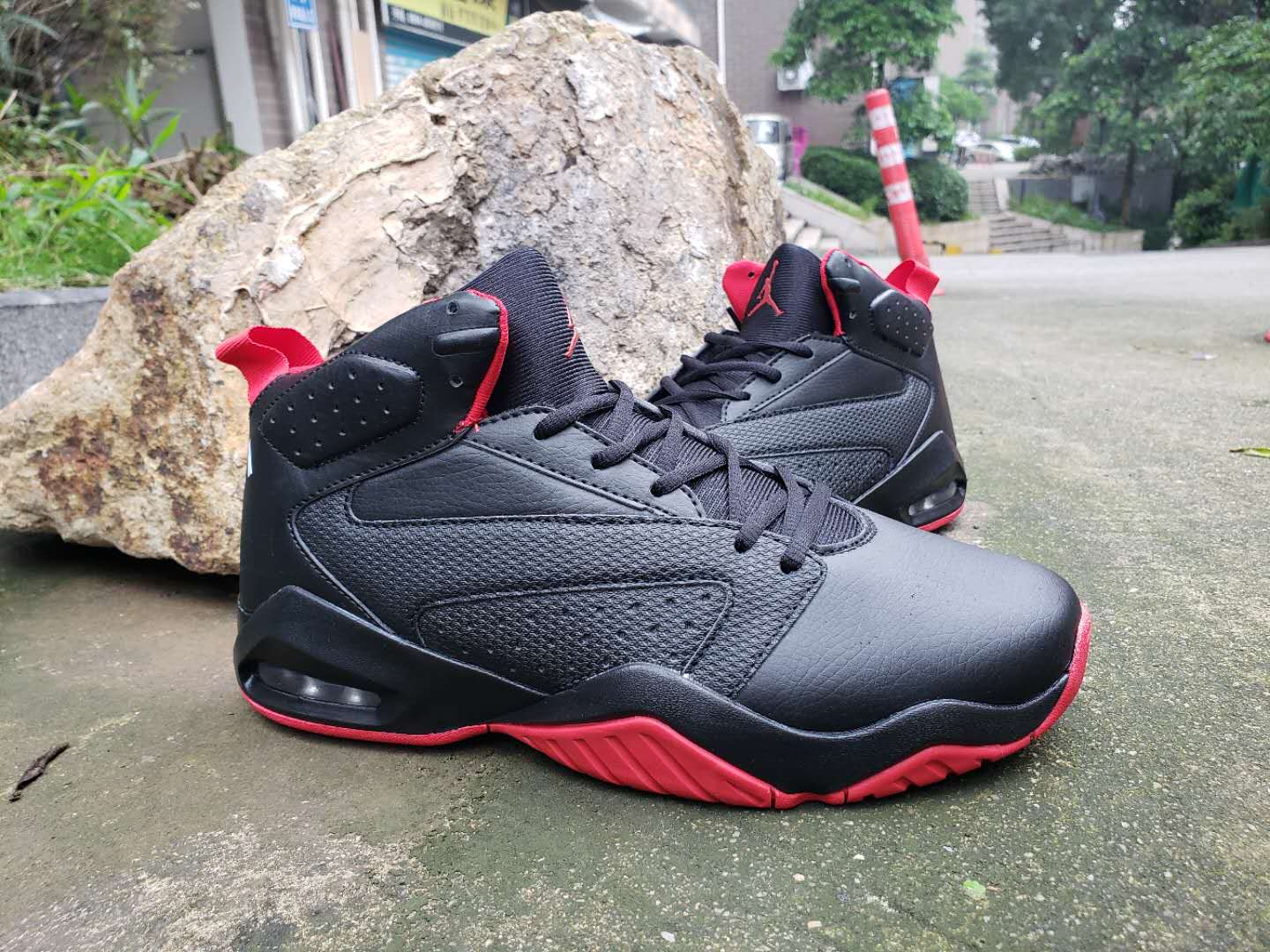 Air Jordan Lift Off AJ6 Black Red Shoes - Click Image to Close